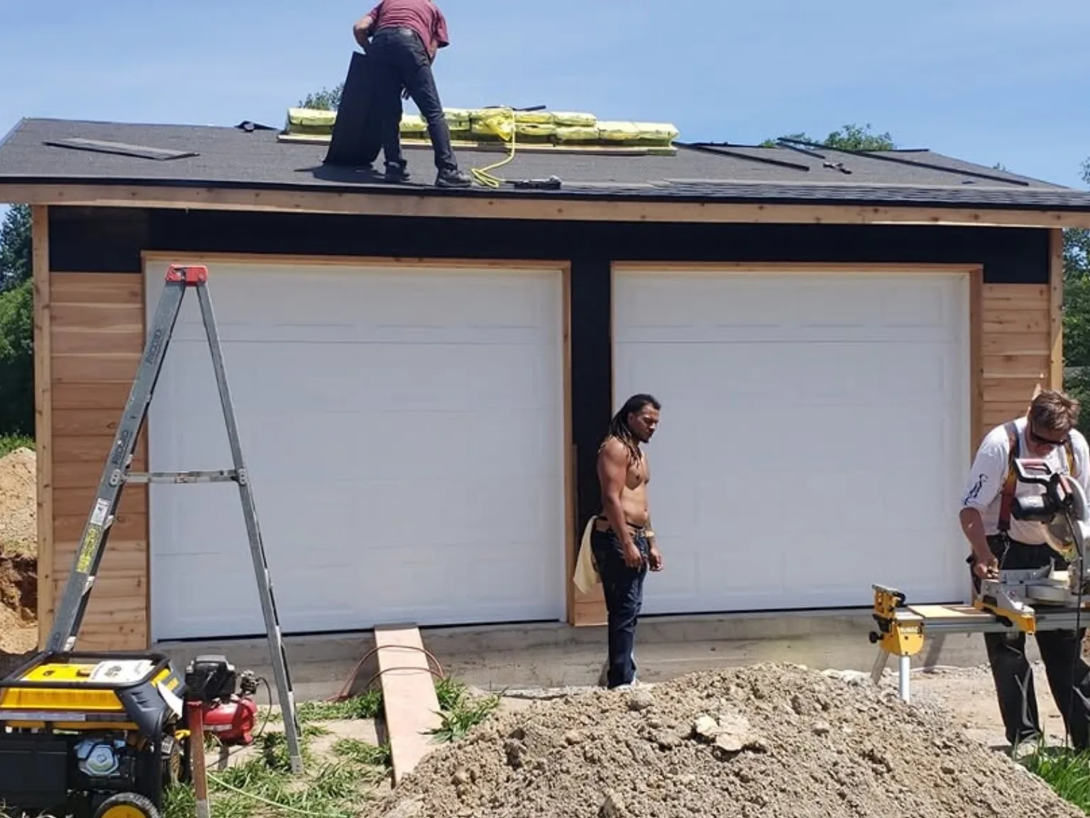 Garage Door Guys technician repairing a broken spring in Snohomish
